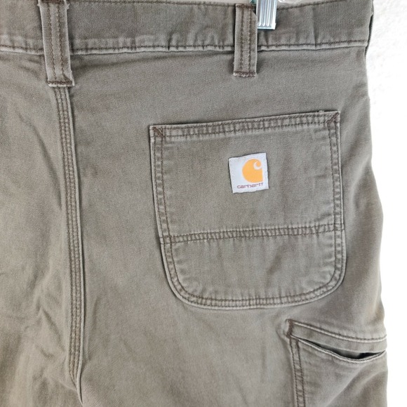 Carhartt‎ Mens Relaxed Fit Cargo Hiking Work Casual Shorts Brown Size 38 - Picture 6 of 10